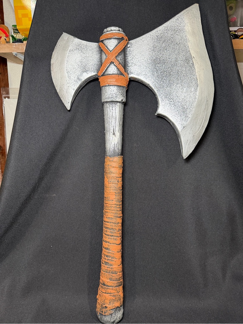 Double Blade Axe Halloween Cosplay Thick Foam Pretend Play 20”